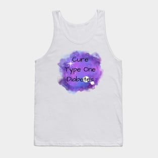 Cure Type One Diabetes Galaxy Tank Top